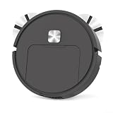 Intelligenter Roboter-Staubsauger mit Kehr- und Wischfunktion, geräuscharm, für die Bodenreinigung im Haushalt (Batterietyp, schwarz)