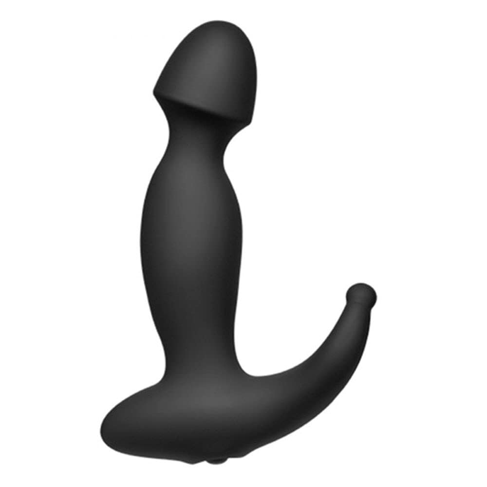 BeHorny Prostate Massager Anal Vibrator Butt Plug P-Spot Crazy Buzzer,Black,mv-x2225