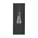 Capital 635812CI Ashton Wall Sconce, 1-Light 100 Watts, Carbon Grey/Grey Iron
