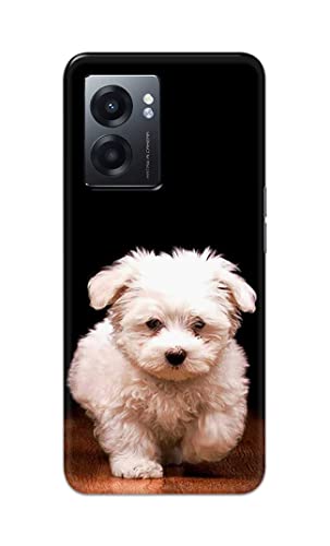 Image of PRINTFIDAA� Printed Hard Back Cover Case for Realme Narzo 50 5G Back Cover (Puppy Dog) -2808