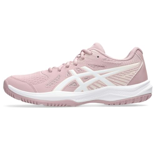 ASICS Women's Upcourt 6 Volleyball Shoes, 8, MORGANITE/White