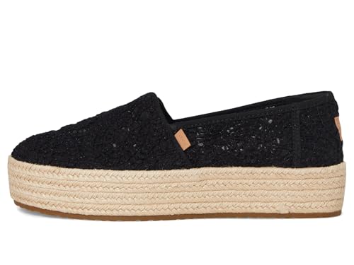 Image of TOMS Women's Valencia Platform Espadrille, Textile Upper, OrthoLite Insole
