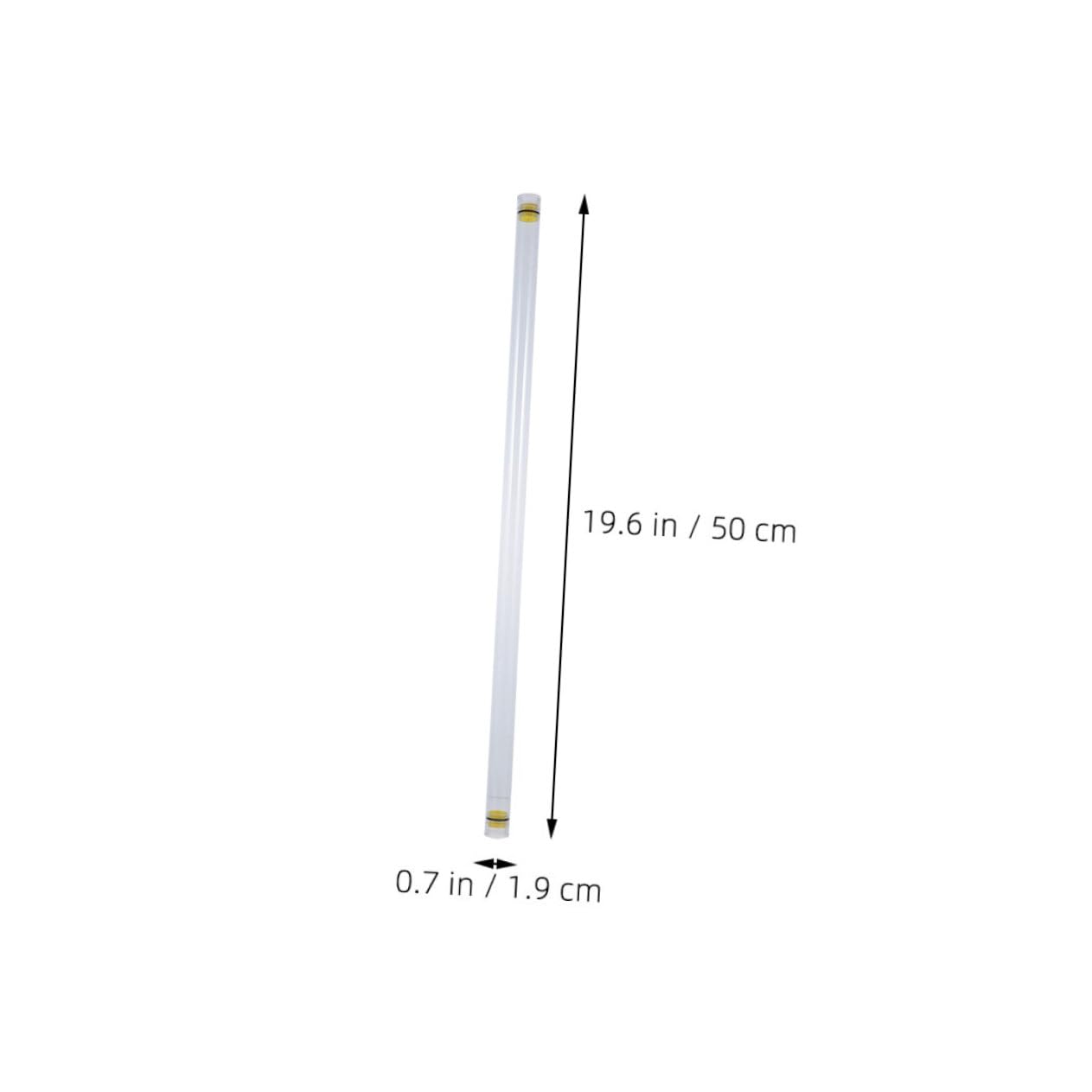 GOOHOCHY 10Pcs Fishing Float Tubes Transparent Plastic Holder for Live Bait Preservation Lightweight Design for Freshwater and Saltwater Fishing