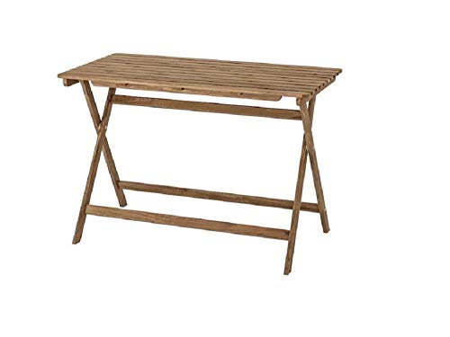 QLS Tafel tuintafel terrastafel balkontafel houten tafel van acacia 112 x 62 cm