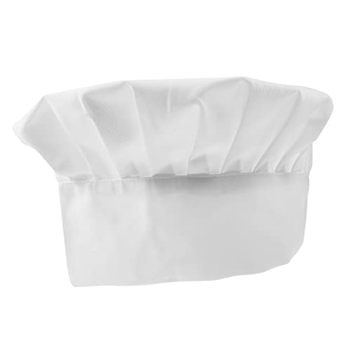BESPORTBLE Kitchen Chef Hat Cotton Cloth Working Cap for Restaurant Durable and Comfortable Cooking Hat Unisex Design for Kitchen and Barbecue Use White