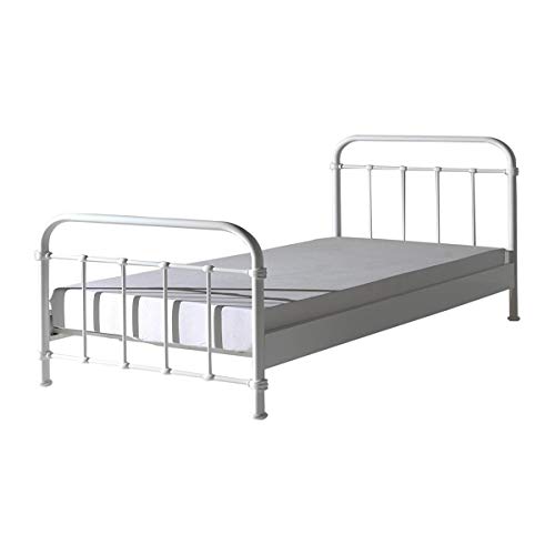 VIPACK Metallbett, Weiß