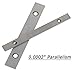 Timunr 10 Pair 1/8 x 6 Matched Parallel Bar, 0.0002 Parallelism 1/2 to 1-5/8 Alloy Steel Machinist Thin Parallel Tool Set