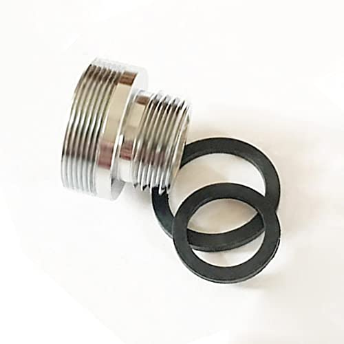 MULY Tippen Sie Auf Belüfter, M28 Männliche Außengewinde-Transfer G1 / 2-Zoll-Stecker Adapter Dusche Badezimmer Küche Messing Wasserhahn Zubehör Cover