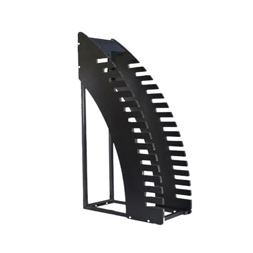 Rack pour carrelage et étagère de rangement robuste en métal 15 niveaux pour plaque de bois