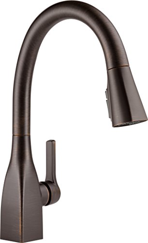 Delta Faucet Mateo Oil Rubbed Bronze Kitchen Faucet, Kitchen Faucets with Pull Down Sprayer, Kitchen Sink Faucet, Faucet for Kitchen Sink with Magnetic Docking Spray Head, Venetian Bronze 9183-RB-DST