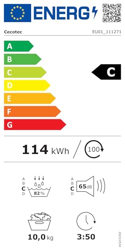 Cecotec Asciugatrice Pompa di Calore 10 Kg Bolero Dresscode Dry 10505