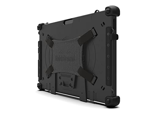 Mobiledemand Ultra Rugged Premium Case For Microsoft Surface Pro 8 – Heavy Duty Tablet Case – Briefcase Handle, Hand Strap, Easel, Stylus Holder – Shock Absorbing Rubber Bumpers, Fully Protective Case #TOP5