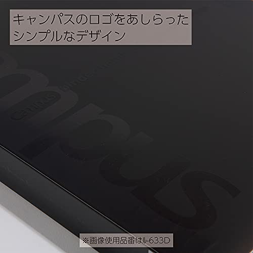 Image of Kokuyo Campus Slide Binder with 5 Tab Dividers, Middle Type, B5, 26 Holes, Up to 100 Sheets, Japan Import (Black)