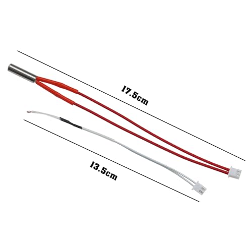 YINETTECH 4 Stück 3D-Drucker Heizpatrone 24V 40W Thermistor NTC 100 K 3950 Kompatibel mit Anycubic Mega I3 Mega S Mega Pro Degree Hochtemperatur Sensor – Bild 5