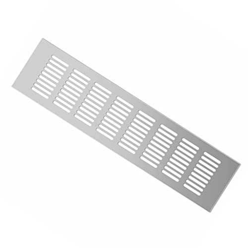 Grille de ventilation alu 200x750 mm pour armoire à chaussures et meubles