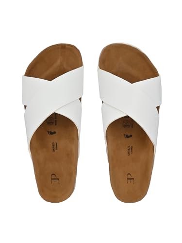 Image of EL PASO Leather Fashion Sandals Casual Platform Heels Wedges Cork Sole Sandal for Women & Girls