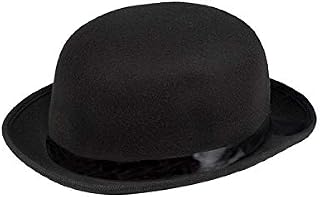 Boland 04211 Melon Hat Black for Adults Hat Headgear Costume Carnival Theme Party