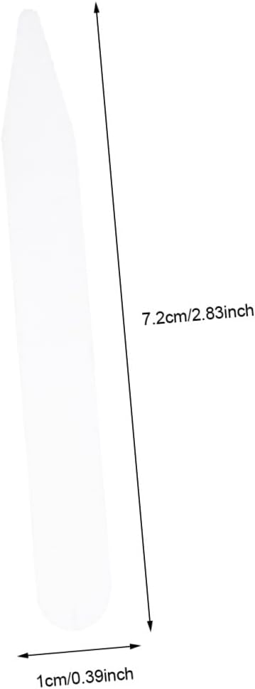 NOLITOY Collar Men Collar Support for Shirts Shirt Collar Inserts Collared Collars Shirt Stay Square Man Thicken