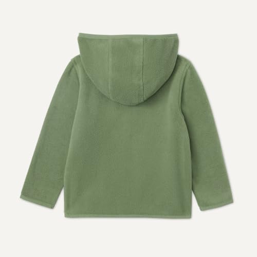 Image of Amazon Essentials Boys and Toddlers' Polar Fleece Full-Zip Hooded Long Sleeve Insulated Coat Jacket