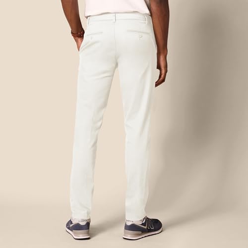 Image of Amazon Essentials Men's Slim-Fit Wrinkle-Resistant Flat-Front Stretch Chino Pant