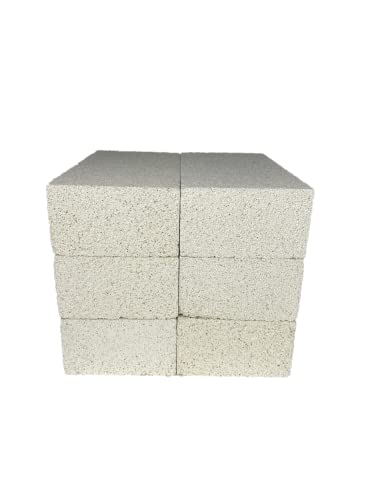 Insulating Firebrick 9" X 4.5" X 2.5" In (6 Pieces) #TOP6