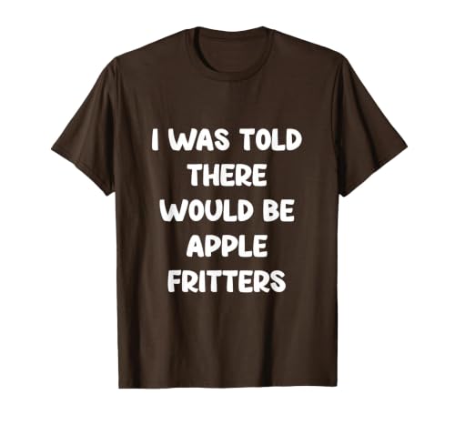 Apple Fritter Design for Men Women Kids Funny Apple Fritters T-Shirt, Men, Brown, Small