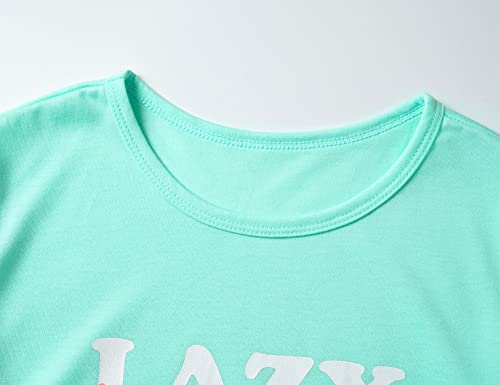 Jashe Girls Pajamas Top & Pants Green Stripe Size 12, Green Stripe (65% Cotton / 35% Polyester)3