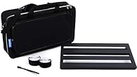 Classic 2 Pedal Board Soft Case with Shoulder Strap 96" of Professional Grade Hook-and-Loop Assortment of zip ties