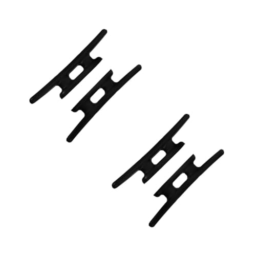 ibasenice 2sets High-Impact Marine Dock Rope Cleats Kayak Anchor Cleat Hook for Yacht Boat Canoe 2pcs*2