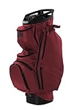 Sun Mountain Men's Matchplay Lightweight Cart Golf Bag 14-Way Top - 11 Pockets, Single Strap System, Push-Electric-Riding Cart Compatible Compression Base, 2025 Model - Merlot