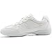 CheeryEase Girls White Cheer Shoes Youth Cheerleading Dance Shoes Breathable Lightweight Athletic Training Sneakers for Competition Sport Big Kid Size 1.5