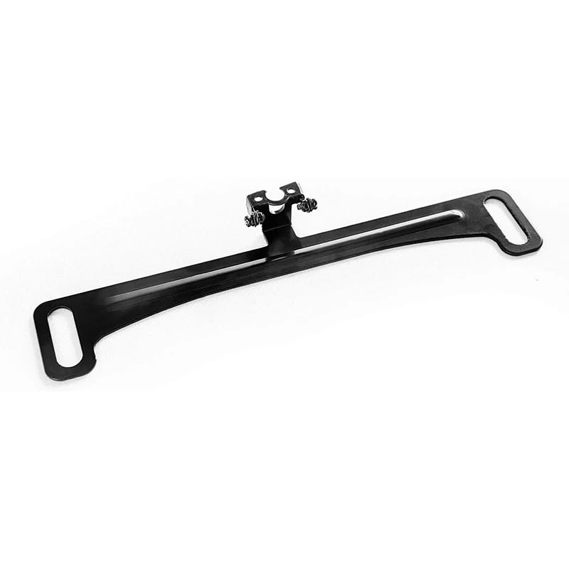 Image of Black Universal Vehicle Backup Camera License Plate Bracket, Installation Holder for Car Rear View Camera Reverse Cameras Vehicle Backup Cameras Car Safety and Security
