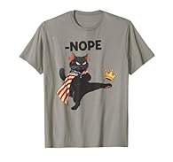 Funny Cat No Kings tshirt Idea for daughter, mom, brother, sister, son, husband, wife, grandma, grandpa, men, women, girls, boys, teens, parents, friend, girlfriend, boyfriend, niece, nephew, mother, aunt, father in law, fiance Lightweight, Classic f...