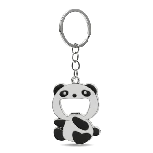 Toyvian Porte-Clés Décapsuleur Panda Mignon Portable Ouvre-Bouteille Pour Bière Soda Accessoire Pratique Et Cadeau Original