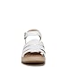 Dr. Scholl's Womens Oh Kay Fisherman Sandal White Smooth 8 M