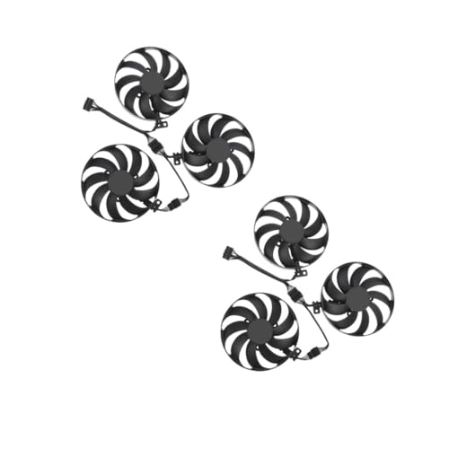 Ventilador GPU Cfud silencioso compatible con Ti Tuf Oc refrigeración doble