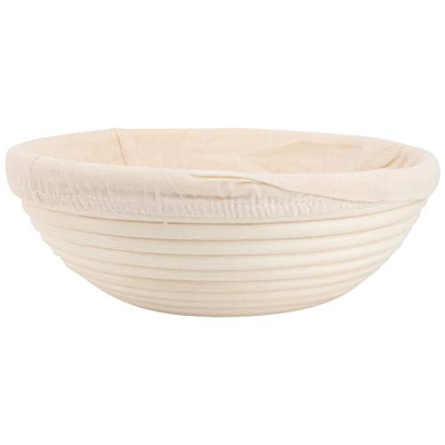 Luxshiny Pão Banneton Rattan Rattan Doughing Cesta Pão Fazendo Pão De Pão De Pão De Pão De Pão Com F