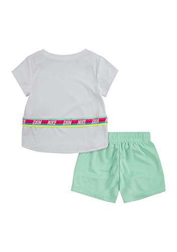 Image of Nike Baby-Girls Graphic T-Shirt and Shorts 2-Piece SetTracksuit