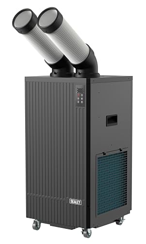 Image of Sealey Industrial Spot Cooler Air Conditioner/Dehumidifier/Air Cooler 12,000Btu/hr (3.5kW)- SAC12001
