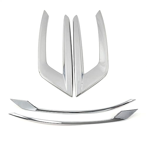 Rejilla de lámpara antiniebla para Volvo XC60 2018-2022 con cubierta cromada ABS