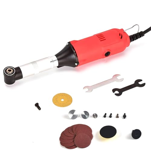 PODEC Electric Tile Seam Cleaning Machine, Tile Floor Seam Opener Cleaner With Brush Cover, 6-speed Free Speed Regulation & Speed: 15000r/min, 90° Angle Design for Tile Joint Cleaning