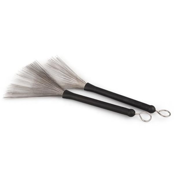 Flix Fibers Jazzbesen FFJ, Schlagzeug-Besen – Für Drums & Becken, Dark Blue