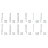 Aigid Poolverbindungsstifte, 12 Stück 2,6 Zoll Kunststoff-Poolverbindungsstifte Metallrahmenpools Ersatzteile mit Stiftkappe