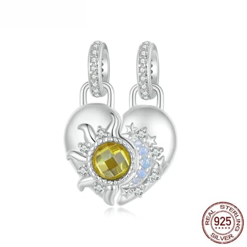 Dije de sol y luna en plata 925: un regalo creativo místico 5