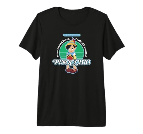 T-shirt Pinocchio Disney vintage mode t-shirt col rond vêtement coton
