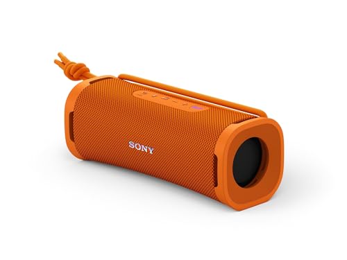 Sony ULT Field 1 - Enceinte Portable sans Fil Bluetooth ULT Power Sound, Basses Profondes, IP67, étanche à l'eau/poussière et antichocs, Batterie 12h, Prise d'appel, extérieur, Voyage - Orange