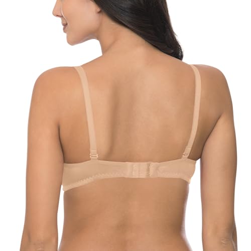 Image of Komli - Heavily Padded Push-Up Bra - Cotton Rich - Balconette - 3 /4th Coverage, Seamless, Wireless, Multiway Straps - T-Shirt Bra (Pack of 2)