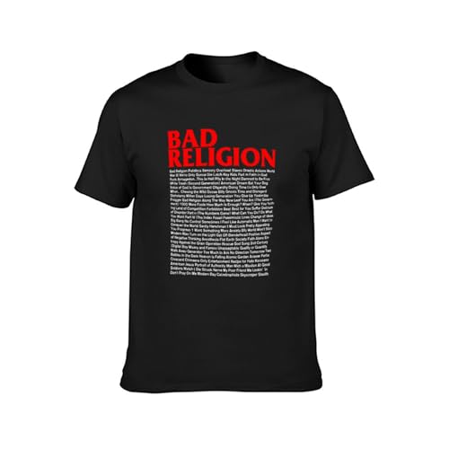 Bad Religion T-Shirt Mens Black Tees Unisex Shirt 3XL