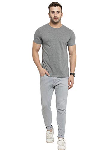 Image of Scott International Biowash T-Shirts for Men's & Boys- Round Neck, Half Sleeves, Cotton, Regular Fit, Stylish, Branded Solid Plain Tshirt for Men- Ultra Soft, Comfortable, Lightweight T-Shirt