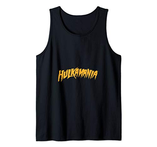 WWE Hulk Hogan "Yellow Hulkamania" Graphic Tank Top